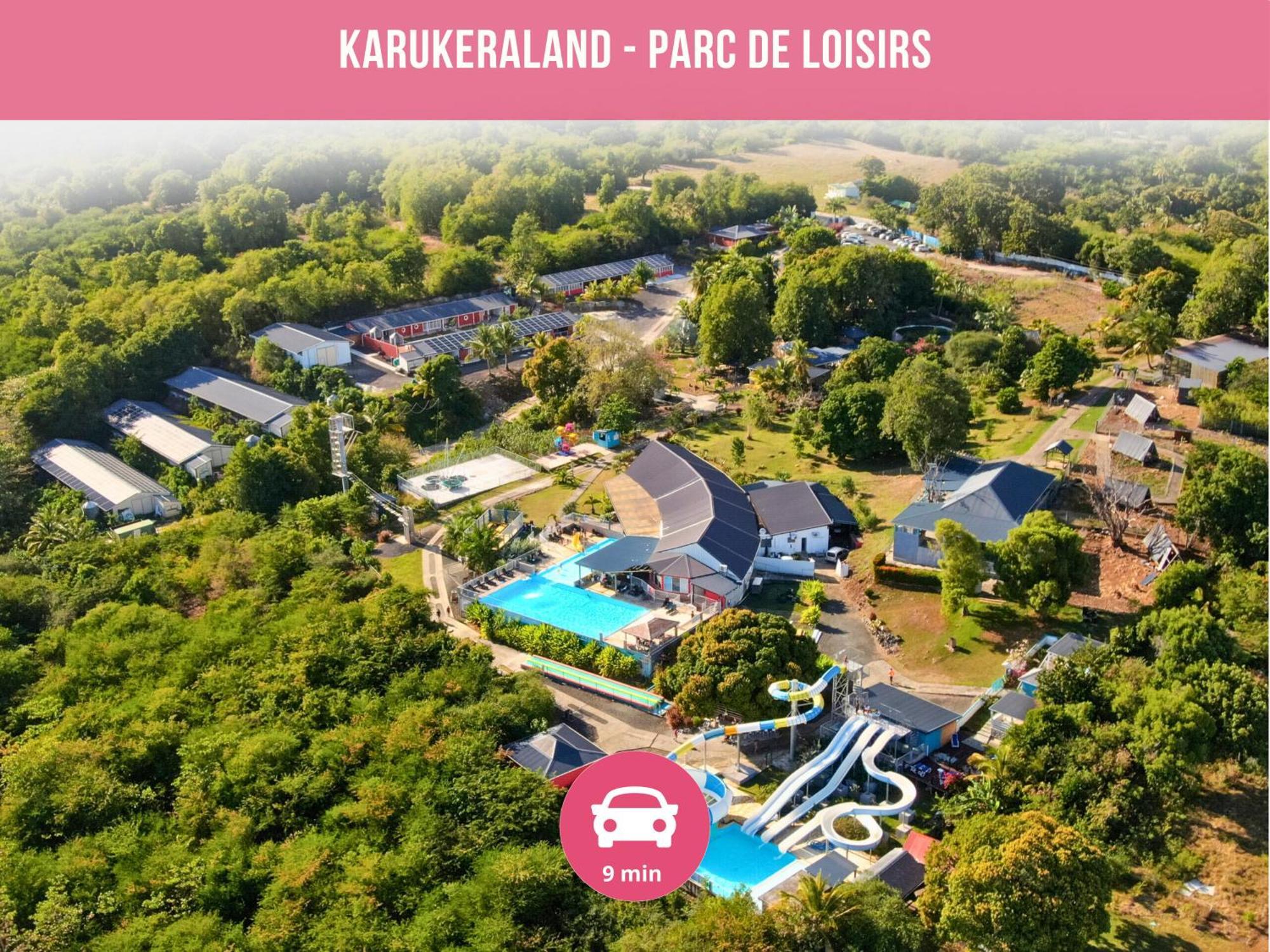 Le Sable Bleu - Evasion Tropicale A Sainte-Anne - Plage 5Min - Piscine - Parking - Logement Climatise - Vue Sur Les Palmiers - Parfait Pour Sejours En Famille Ou Entre Amis 외부 사진
