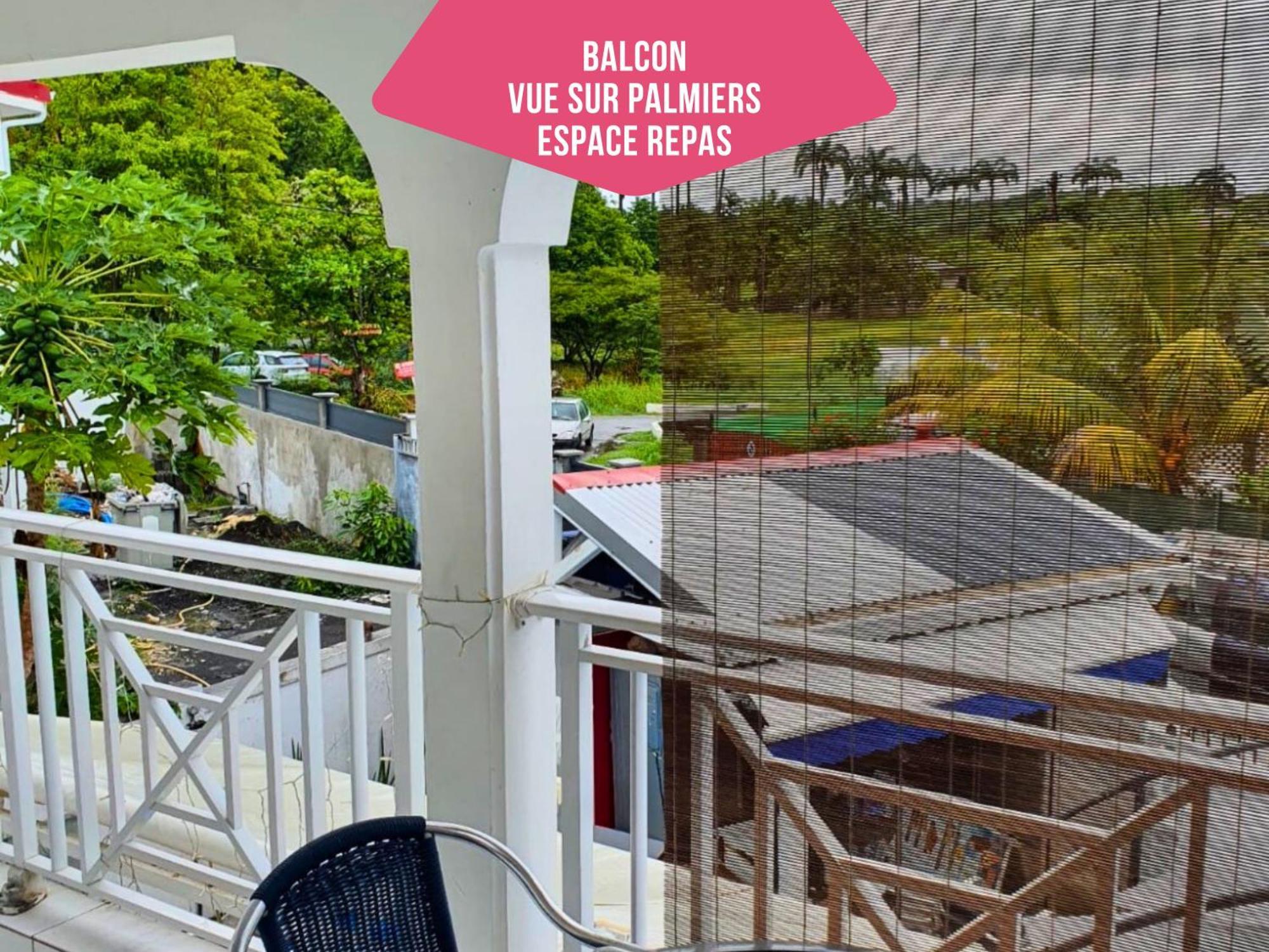 Le Sable Bleu - Evasion Tropicale A Sainte-Anne - Plage 5Min - Piscine - Parking - Logement Climatise - Vue Sur Les Palmiers - Parfait Pour Sejours En Famille Ou Entre Amis 외부 사진